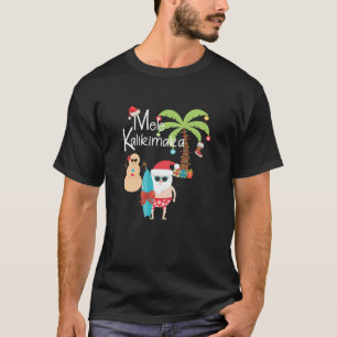 Camiseta Mele Kalikimaka Feliz Natal Havaiano