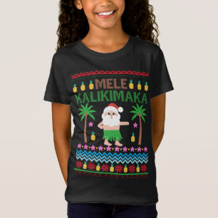 Camiseta Mele Kalikimaka Havaiana Feliz Natal Ugly Swea