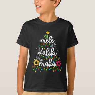 Camiseta Mele Kalikimaka Havaiano Natal Tropical Hawaii