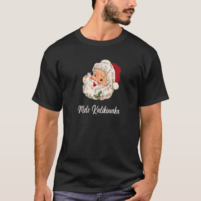 Camiseta Mele Kalikimaka Hawaiai Natal Luzes Xmas San (Frente)