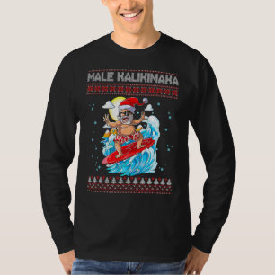 Camiseta Mele Kalikimaka Hawaii no Surfe