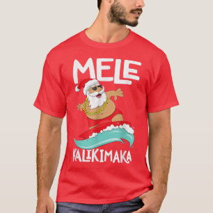 Camiseta Mele Kalikimaka Hawaii no Surfe
