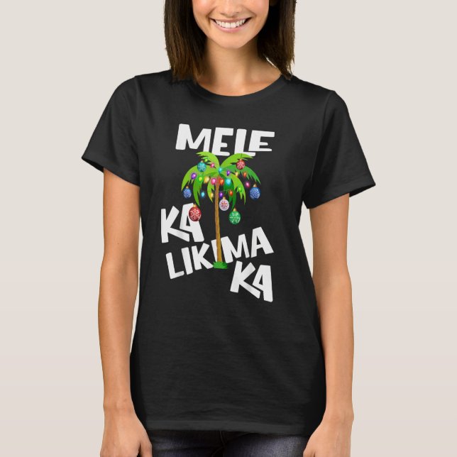 Camiseta MELE KALIKIMAKA Hawaiian (Frente)