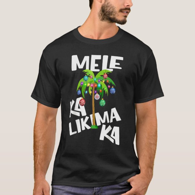 Camiseta MELE KALIKIMAKA Hawaiian (Frente)