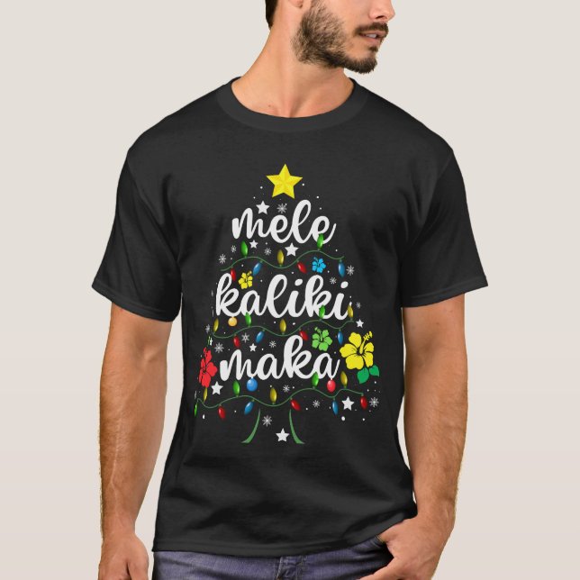 Camiseta Mele kalikimaka Hawaiian (Frente)