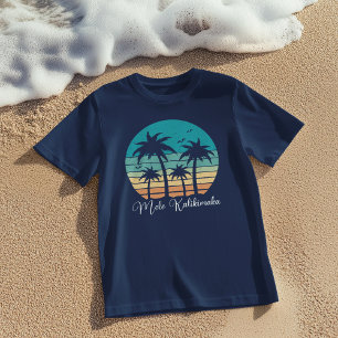 Camiseta Mele Kalikimaka Natal Tropical Sunset