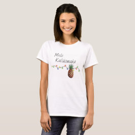 Camiseta Mele Kalikimaka - o t-shirt das mulheres do Natal