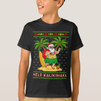 Mele Kalikimaka Papai Noel Retro Shaka Havaí Natal