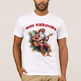 Camiseta Mele Kalikimaka Papai noel T-Shirt