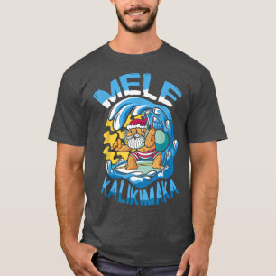 Camiseta Mele Kalikimaka papais noeis engraçados tropicais 