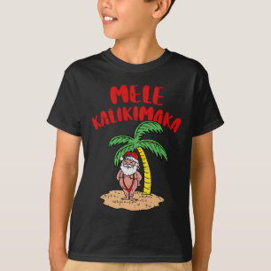 Camiseta Mele Kalikimaka Papais noeis Legal maiô Feliz hava