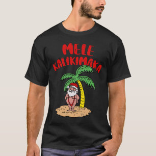 Camiseta Mele Kalikimaka Papais noeis Legal maiô Feliz hava