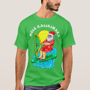 Camiseta Mele Kalikimaka Papais noeis Vento Surfando O Nata