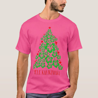 Camiseta Mele Kalikimaka Para Mulheres Havaianas Natal