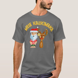Camiseta Mele Kalikimaka Tiki Papais noeis de Natal e R