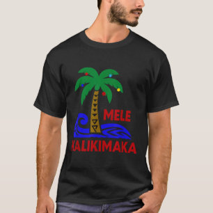 Camiseta Mele Kalikimaka Trocal Férias Palmeira Natal Havaí