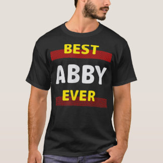 Camiseta Melhor Abby Ever Amigos Nome Apelido Persona