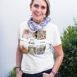 Camiseta Melhor Abuela - Colagem de Fotos para Netos<br><div class="desc">Celebre a "Melhor Abuela Nunca" com esta camiseta personalizada de colagem fotográfica para netos. Este presente sincero mostra uma bela coleção de fotos carinhosas capturando momentos especiais, complementada por uma mensagem amorosa. Criado a partir de tecido macio e durável, ele oferece conforto e estilo. O design personalizado garante impressões vibrantes...</div>