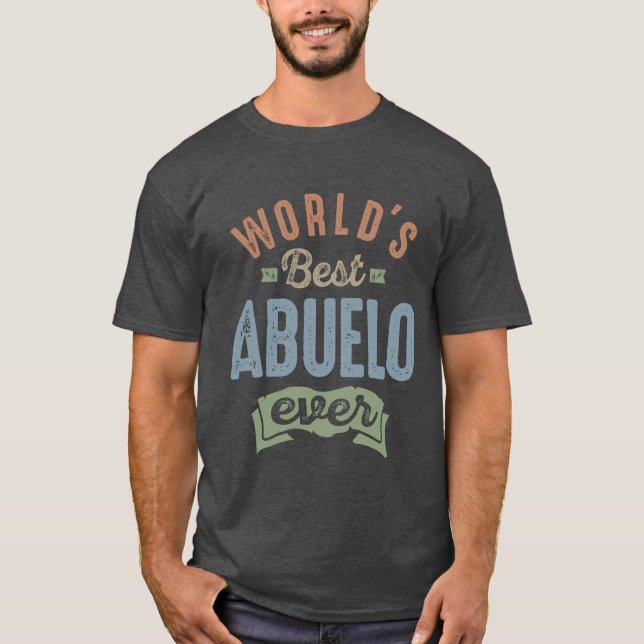 Camiseta Melhor Abuelo do Mundo (Frente)