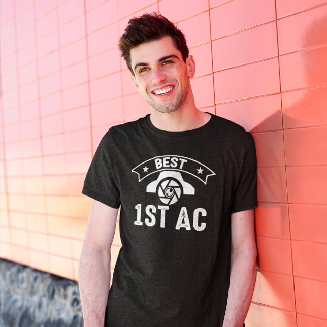 Camiseta Melhor AC de 1rua - Assistente de câmera (Criador carregado)