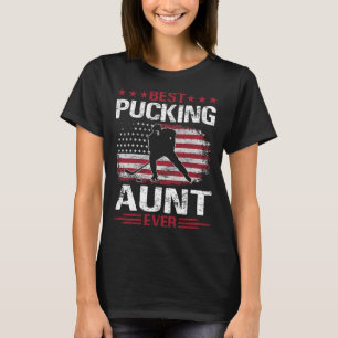 Camiseta Melhor Acoplar a Tia do Hockey Nunca