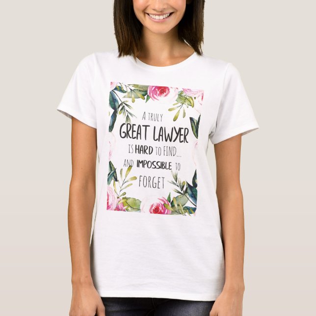 Camiseta Melhor advogado Giftidea Excelente de Presente par (Frente)