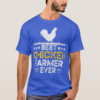 Camiseta Melhor Agricultor de Frango - Proprietário de Fran