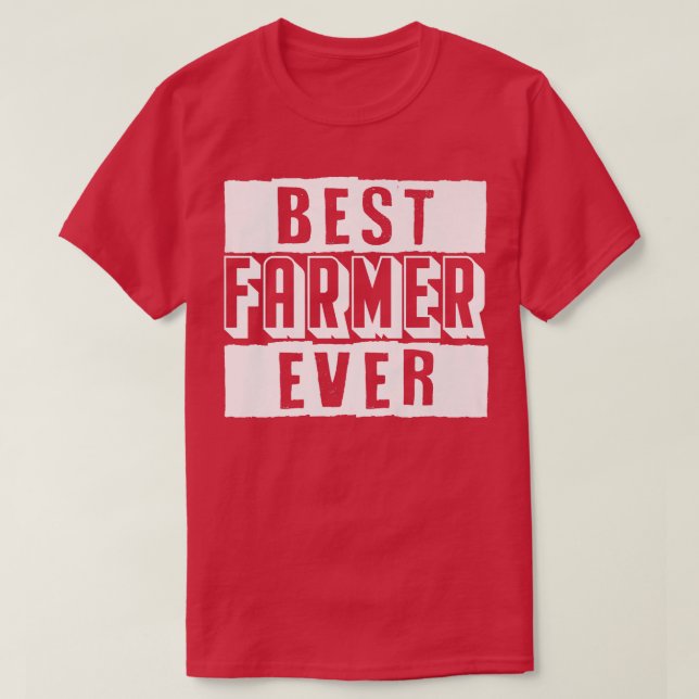 Camiseta Melhor Agricultor De Sempre (Frente do Design)