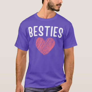 Camiseta Melhor Amiga Correspondente para Criança Pequena e