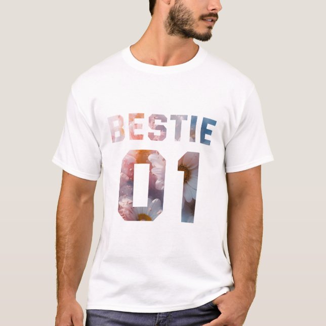 Camiseta Melhor Amiga Flor 01 (Frente)