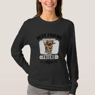 Camiseta Melhor Amigo Alfie Design Vintage Amante de Cães_1