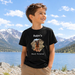 Camiseta Melhor Amigo Cachorro Foto Preto