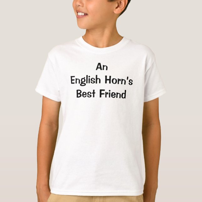 Camiseta Melhor Amigo da Corne Inglesa Citação Engraçada (Frente)
