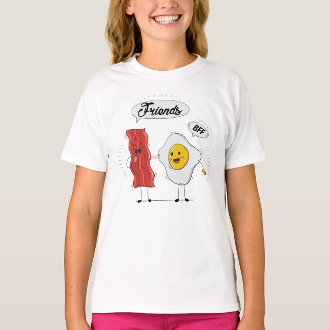 Camiseta Melhor Amigo De Ovos Fritados (Frente)