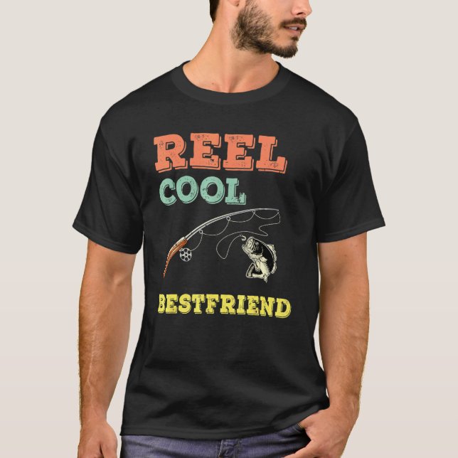 Camiseta Melhor Amigo De Pesca De Bestdebulha De Peixes Leg (Frente)