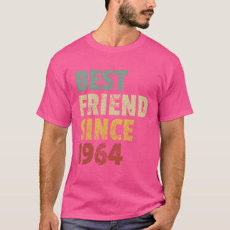 Camiseta Melhor Amigo Desde 1964, Foto do Slogan de Anivers