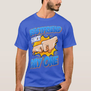 Camiseta Melhor Amigo Desde O Dia Um Pai Filho Corresponden