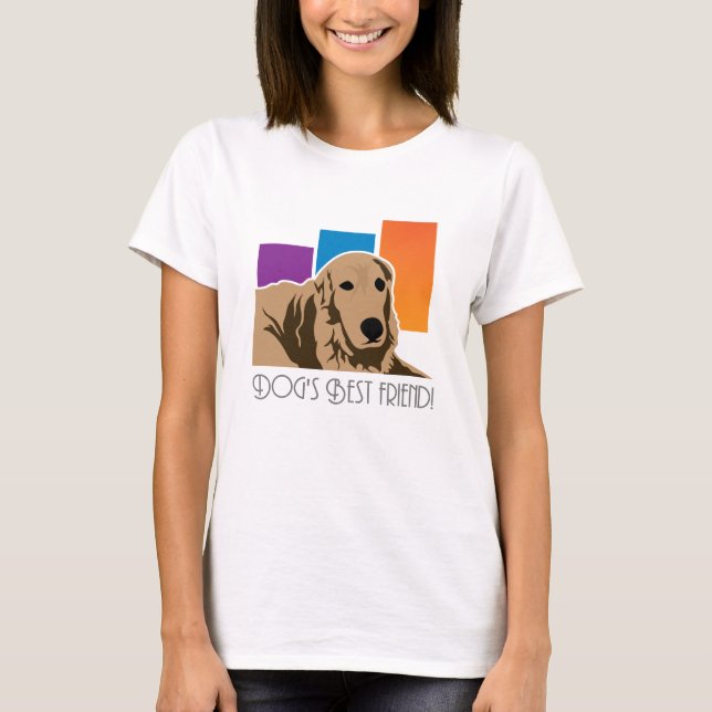 Camiseta melhor amigo do cão (Frente)