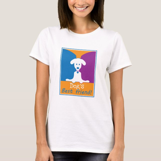 Camiseta melhor amigo do cão (Frente)