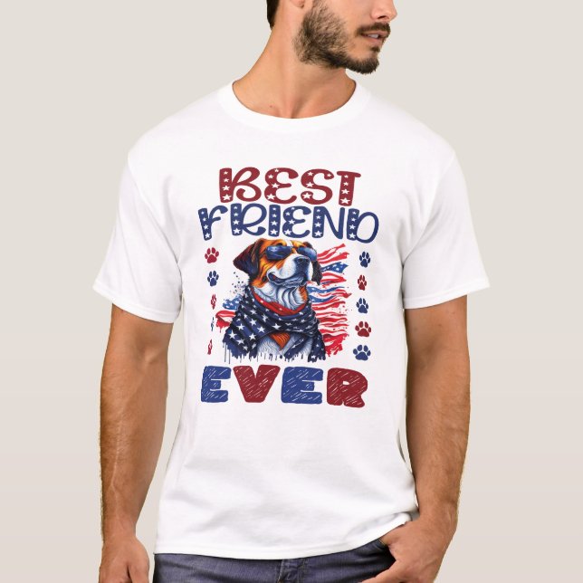 Camiseta Melhor amigo do cão 2024 (Frente)