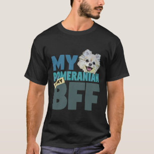 Camiseta Melhor Amigo do Cão Bff da Pomerânia