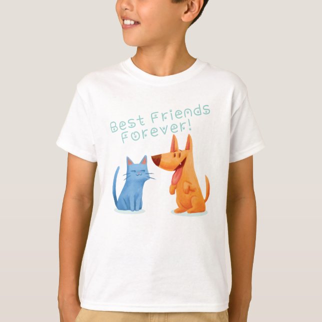 Camiseta Melhor Amigo do Cão e Gato (Frente)