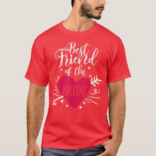 Camiseta Melhor Amigo Do Coração De Seta Para Bachelore