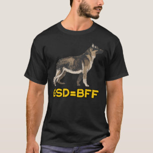 Camiseta Melhor amigo do german shepherd para sempre