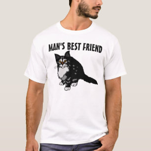 Camiseta MELHOR AMIGO DO HOMEM, A T-shirts GATO