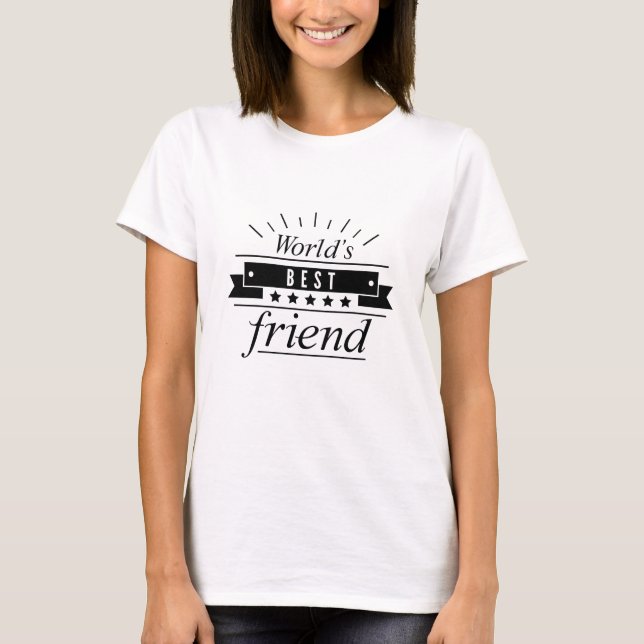 Camiseta Melhor Amigo do Mundo (Frente)