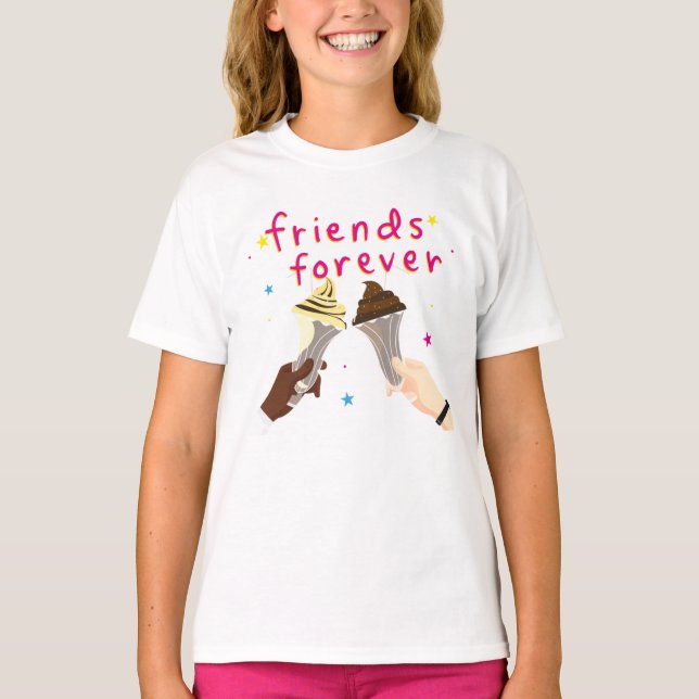 Camiseta Melhor amigo do sorvete (Frente)