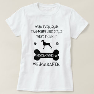 Camiseta Melhor amigo do Weimaraner