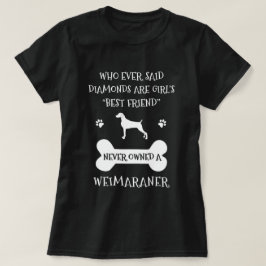 Camiseta Melhor amigo do Weimaraner