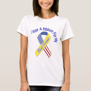 Camiseta Melhor amigo - eu visto um patriótico militar da